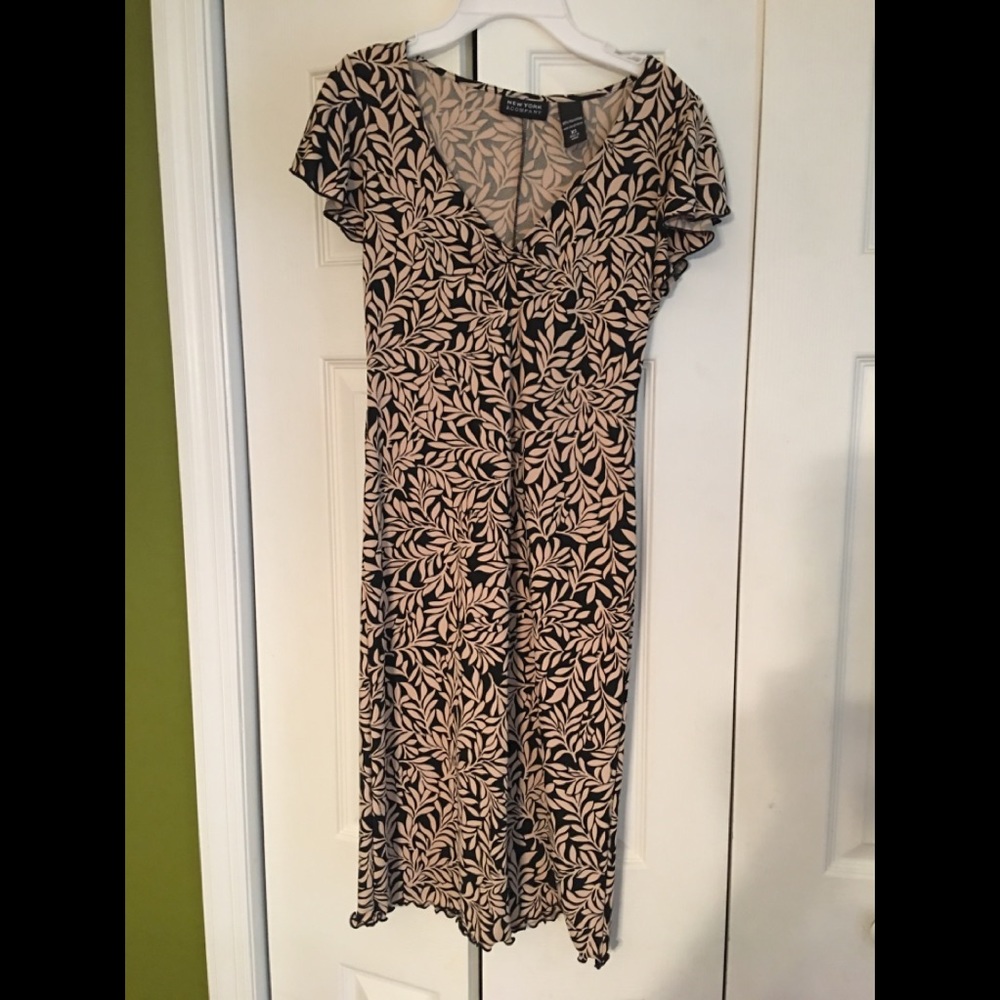 Black and Tan Dress